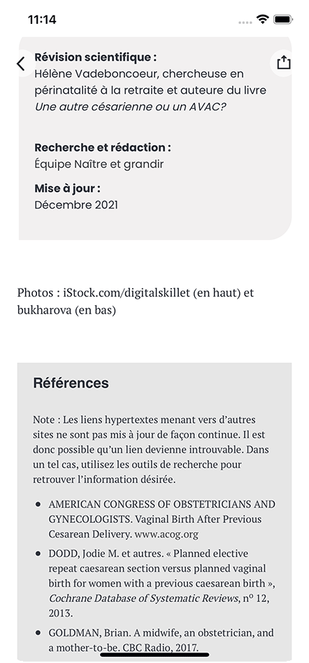 Une source fiable d'information