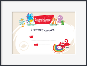 Je connais les couleurs