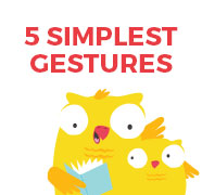 5 simplest gestures